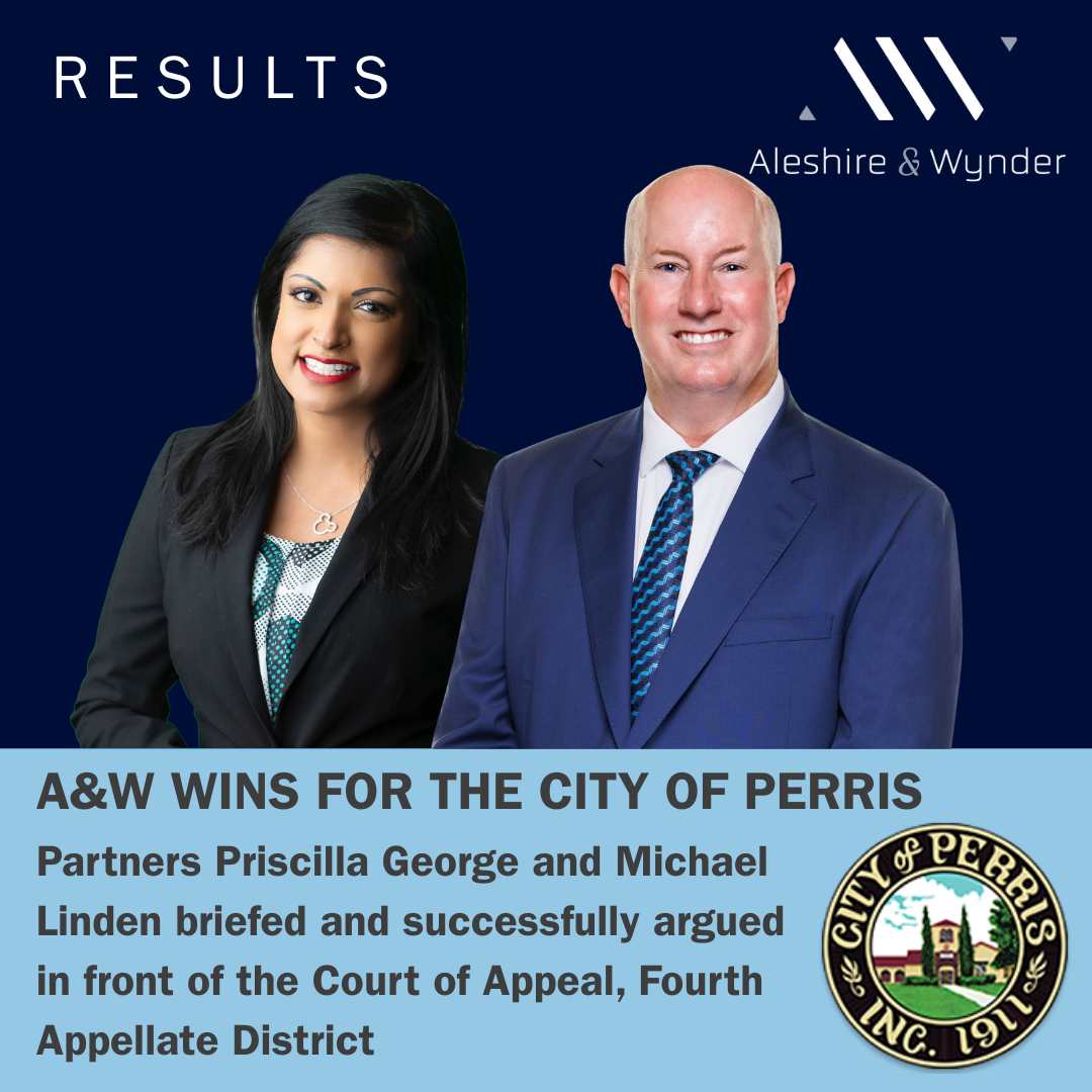 A&W Defends City of Perris Against Cannabis Dispensary Dynamic Meds